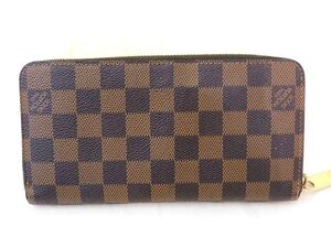 ヴィトン N60015 CR1171 ジッピーウォレット ■ ダミエ ラウンドファスナー 財布 LOUIS VUITTON レディース □6L