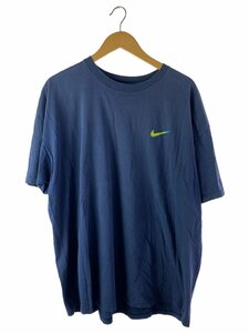 NIKE◆90s/USA製/白タグ/Tシャツ/XXL/コットン/BLU//