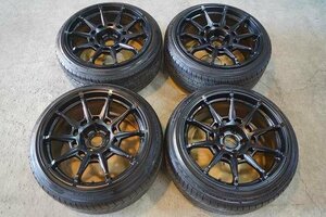 【中古】225/40R18 225/40-18【新品】共豊 AME ガレルナ レフィーノ 5H114.3 9.5J+22 ENKEI製 ドリフト スタンス JDM USDM 引っ張り