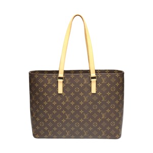 ルイヴィトン トートバッグ M51155 ルコ　 モノグラム トートバッグ LOUIS VUITTON ブラウン レディース 中古