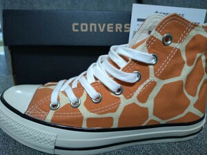 新品 国内 23 CONVERSE ALL STAR US Giraffespot Hi オールスター　US ORIGINATOR キリン柄　US4