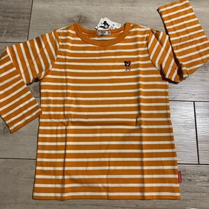 SALE 即決　新品　ミキハウス　長袖Tシャツ　110ミキハウスダブルB ボーダー