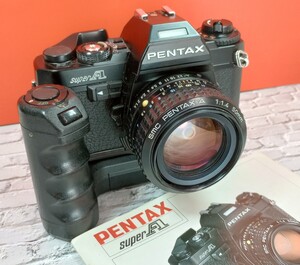 【委託品】PENTAX SUPER A＋PENTAX-A 50mm f1.4 レンズ付き シャッターOK ペンタックス フィルム一眼レフ 1円スタート売り切り　昭和レトロ