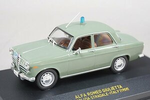 ixo イクソ 1/43 Alfa Romeo アルファロメオ Giulietta ジュリエッタ イタリア国家警察者 1959 CIXJ000055