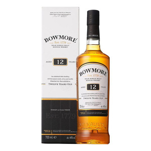 ウイスキー スコッチ アイラ シングルモルト ボウモア 12年 40度 700ml 箱入り BOWMORE