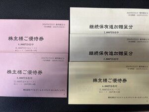 【匿名配送】クリエイトレストランツホールディングス 株主優待 26,000円分 しゃぶ葉