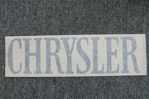 クライスラー デカール CHRYSLER 大サイズ ステッカー ラベル ブラック 110×410mm クライスラー純正 P5244723 絶版 当時物 