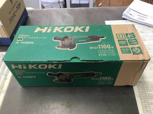 【未使用品】【0906】★HiKOKI（ハイコーキ） 100mm 電気ディスクグラインダ スナップスイッチ G10SP5 サイドハンドル付　IT0XJ60FWBKG