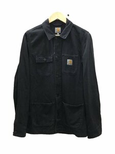 Carhartt◆michigan chore coat/カバーオール/S/コットン/BLK