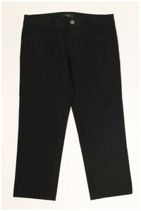 ジョセフ JOSEPH JEANNOT GABARDINE STRETCH パンツ クロップド 36 黒 ブラック /tk0402 レディース 【中