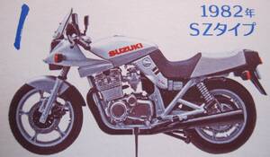 新品 ヴィンテージバイクキット Vol.10 SUZUKI GSX1100S 刀 1982 SZタイプ カタナ スズキ 旧車 名車 モーターサイクル ジオラマ エフトイズ