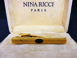 ◎№1530◎■USED並品■ニナリッチ【NINA RICCI】【ゴールド】■ネクタイピン♪