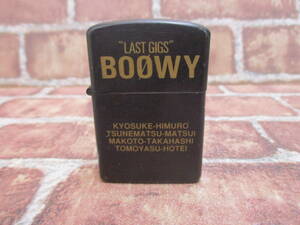 m2049 LAST GIGS BOOWY ボーイ オイルライター 中古品 保管品 コレクション品 ゆうパケット ゆうパック60サイズ 同梱OK