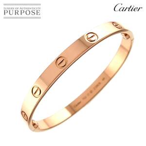 カルティエ Cartier ラブ ブレス #17 K18 PG ピンクゴールド 750 ブレスレット バングル Love Bracelet【証明書付き】 90250753