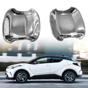 トヨタ C-HR CHR SUV ZYX10 / NGX50 クロームメーキ ドアノブガード ABS