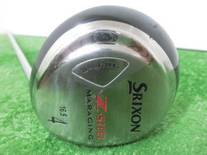 グリップ無♪DUNLOP ダンロップ SRIXON Z-STEEL 4W フェアウェイウッド 16.5°/ シャフト NS PRO MODUS3 FLEX-S G7729♪