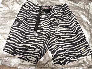 アールディーズ　ショートパンツ　ALDIES Zebra ゼブラ クライミングショーツ アニマル ハーフ 検索 白 黒 短パン 登山 ビームス グラミチ