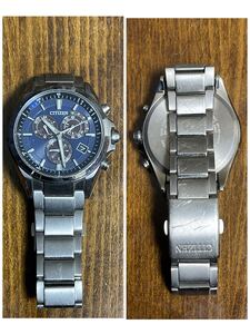 CITIZEN ソーラー腕時計/アナログ/ステンレス/SLV/SLV/E610-S104203 ジャンク