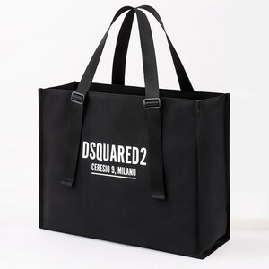 + 375 DSQUARED2 BIGサイズのスクエア型トートバッグ 送料600円