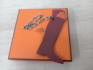 HERMES エルメス SV キーホルダー ブーツ 062409CS