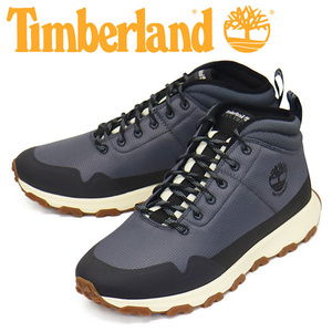 Timberland (ティンバーランド) A6APZ WINSOR TRAIL MID FAB WP ウィンザートレイルミッドウォータープルーフシューズ Dark Blue TB494 US8