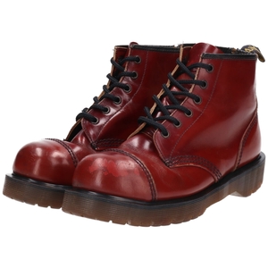 古着 ドクターマーチン Dr.Martens スチールトゥ 6ホールブーツ 英国製 5 レディース23.5cm /saa012105 ss2501_30