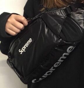 ☆超激レア☆Supreme Waist Bag ウエストバッグ ショルダーバッグ ボックスロゴ コーデュラ BLACK