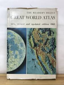 A26●THE READERS DIGEST GREAT WORLDATLAS アンティークヴィンテージディスプレイインダストリアル工業系デザインインテリアカフェ 231129