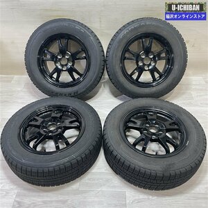 トヨタ プリウス 純正 6-15+45 5H100 ナンカン CORSAFA 195/65R15 15インチ スタッドレス 4本セット 009k