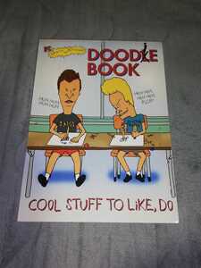 BEAVIS AND BUTT-HEAD　DOODLE BOOK 　ビーバス　アンド　バッドヘッド　悪戯書きノート　1996年