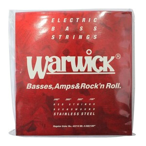 ワーウィック WARWICK 42210 ML 4 040/100 RED stainless steel 4-string Set ベース弦