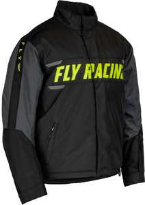 Lサイズ FLY RACING フライ レーシング OUTPOST バイク ジャケット ブラック/グレー/ハイビズ LG