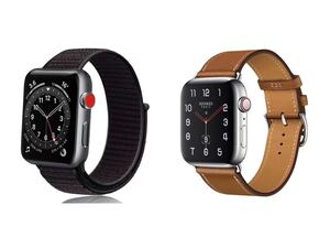 Apple Watch ベルト　ナイロンバンド　アップルウォッチ バンド42/44/45/49mm 2本　柔らかい革ベルト　セール