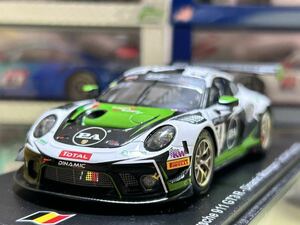 スパーク spark 1/43 Porsche 911 GT3 R - Dinamic Motorsport n°54 - 3rd 24H Spa 2020 [SB372]