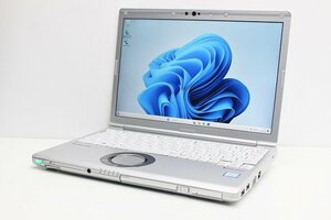 1円スタート ノートパソコン Windows11 Panasonic レッツノート CF-SV7 DVDマルチ 第8世代 Core i5 SSD256GB メモリ8GB Windows10 カメラ