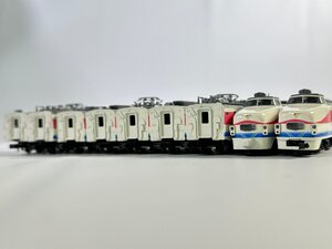 9-144＊Nゲージ TOMIX JR489系特急電車(白山) まとめ 92077 基本セット / 92078 増結セット トミックス 鉄道模型(njs)