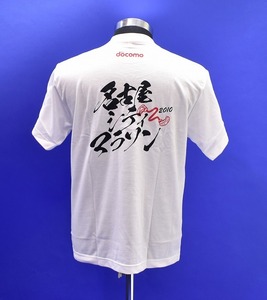 名古屋シティマラソン 2010年 記念 Tシャツ NAGOYA CITY MARATHON 新品 白 なごや ランニング GYMジム スポーツ NTT DOCOMO FREE ホワイト