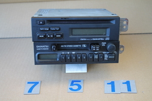 KL-801-7 ダイハツ 純正 clarion CDプレーヤー PD-2100U / CASSETTE RECEIVER 86120-97204