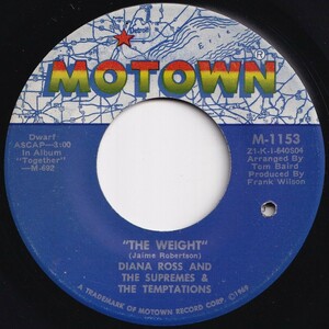 Diana Ross, Temptations The Weight / For Better Or Worse Motown US M-1153 205962 SOUL ソウル レコード 7インチ 45