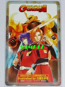 ◆機動戦士ガンダムSEED DESTINY 久織ちまき ＊ アスラン＆ハイネ テレカ◆月刊ガンダムエース4周年記念