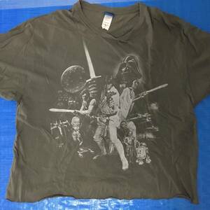 ◆STARWARSスターウォーズ　Tシャツ(グレー)　XL used