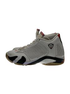 NIKE◆AIR JORDAN 14 RETRO S/エアジョーダンレトロシュプリーム/ホワイト/BV7630-106/28