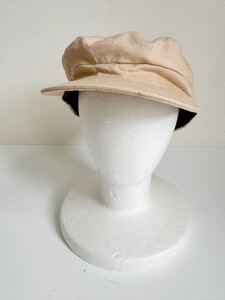 春夏 HANNA HATS sizeM IRISH LINEN アイルランド製 キャスケット ハンチング キャップ 帽子 スキッパーキャップ ワークキャップ