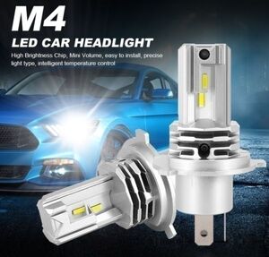 H4 LED ヘッドライト いすゞ エルフ ギガ 24v ZESチップ ファンレス仕様 ハロゲン仕様車 ホワイト /h4z