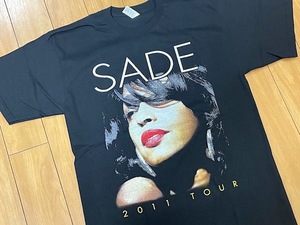 激希少本物! 2011 シャーデー sade ワールドツアー 両面プリント 前座 ジョンレジェンド サイズ M 新品