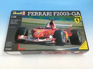 未開封 Revell 1/24 FERRARI F2003-GA F1 プラモデル レーシングカー フォーミュラ デッドストック シューマッハ フェラーリ レベル