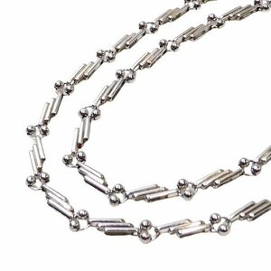 J◇Pt850 プラチナ デザインネックレス 40cm ホールマーク 造幣局検定 ホールマーク入り 田中貴金属 platinum necklace