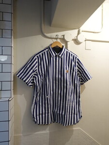 JUNYAWATANABE JUNYA ジュンヤワタナベ × カーハート 24SS 2024SS ストライプ　半袖　シャツ　サイズＳ　定価69300円　WM-B022 新品同様