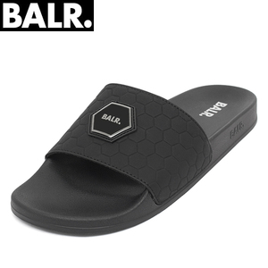 ボーラー BALR サンダル メンズ シャワーサンダル ブラック サイズ43 BEACH SLIDE B1520 1004 新品