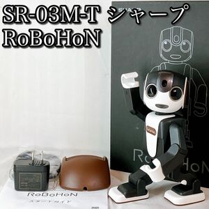 【美品】 SR-03M-T ロボホン RoBoHoN シャープ SHARP ロボット 電話 音声通話 音声対話 音楽 ラジオ オーディオ 携帯